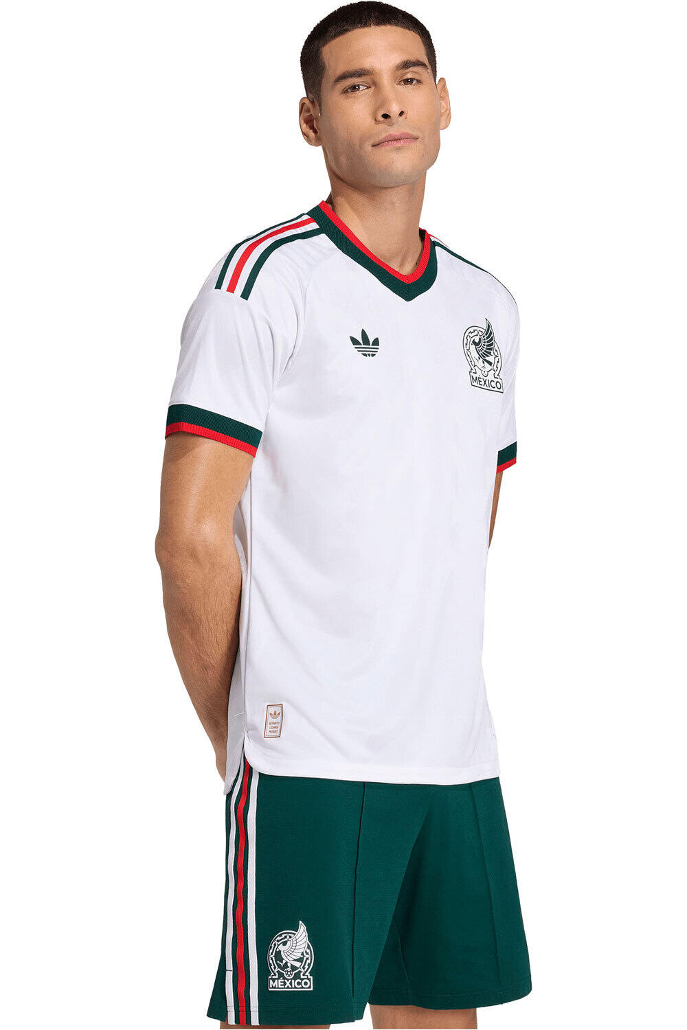 adidas camiseta de fútbol oficiales SEGUNDA EQUIPACION MEXICO MUNDIAL 26 vista frontal