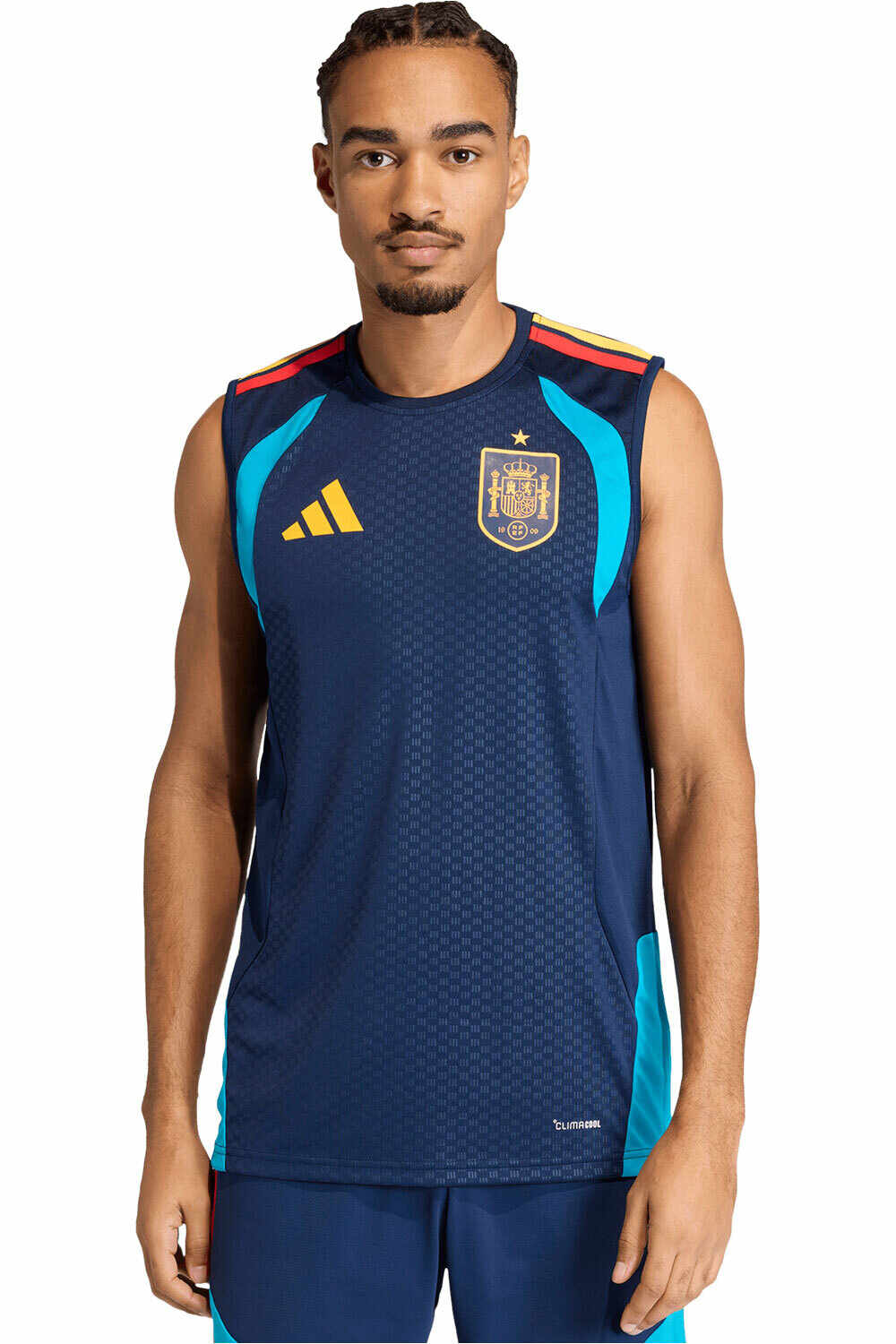 adidas camiseta de fútbol oficiales SIN MANGAS ESPAA 26 TIRO vista frontal