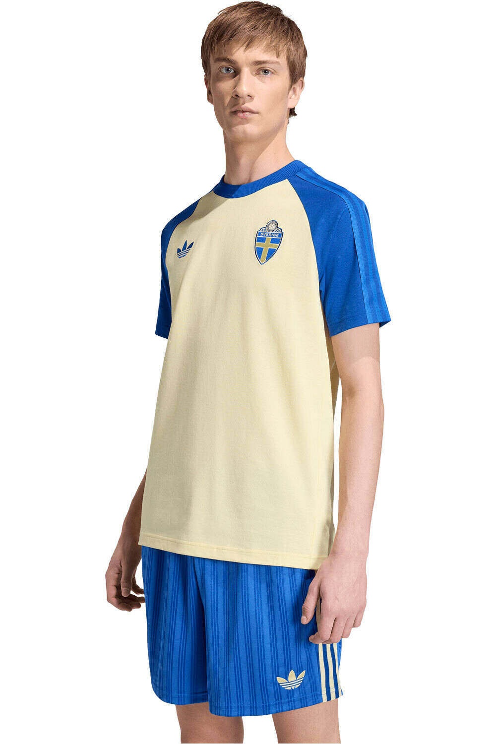 adidas camiseta de fútbol oficiales SWEDEN ORIGINALS vista frontal