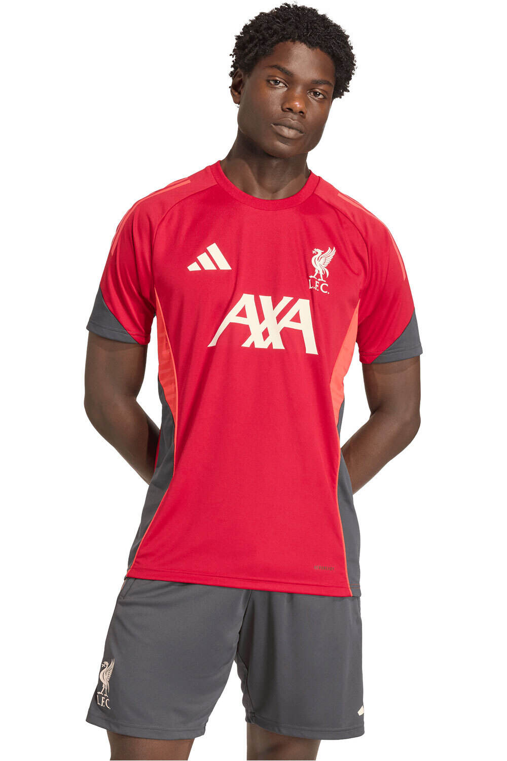 adidas camiseta de fútbol oficiales TRAINING LIVERPOOL FC TIRO 25 COMPET vista frontal