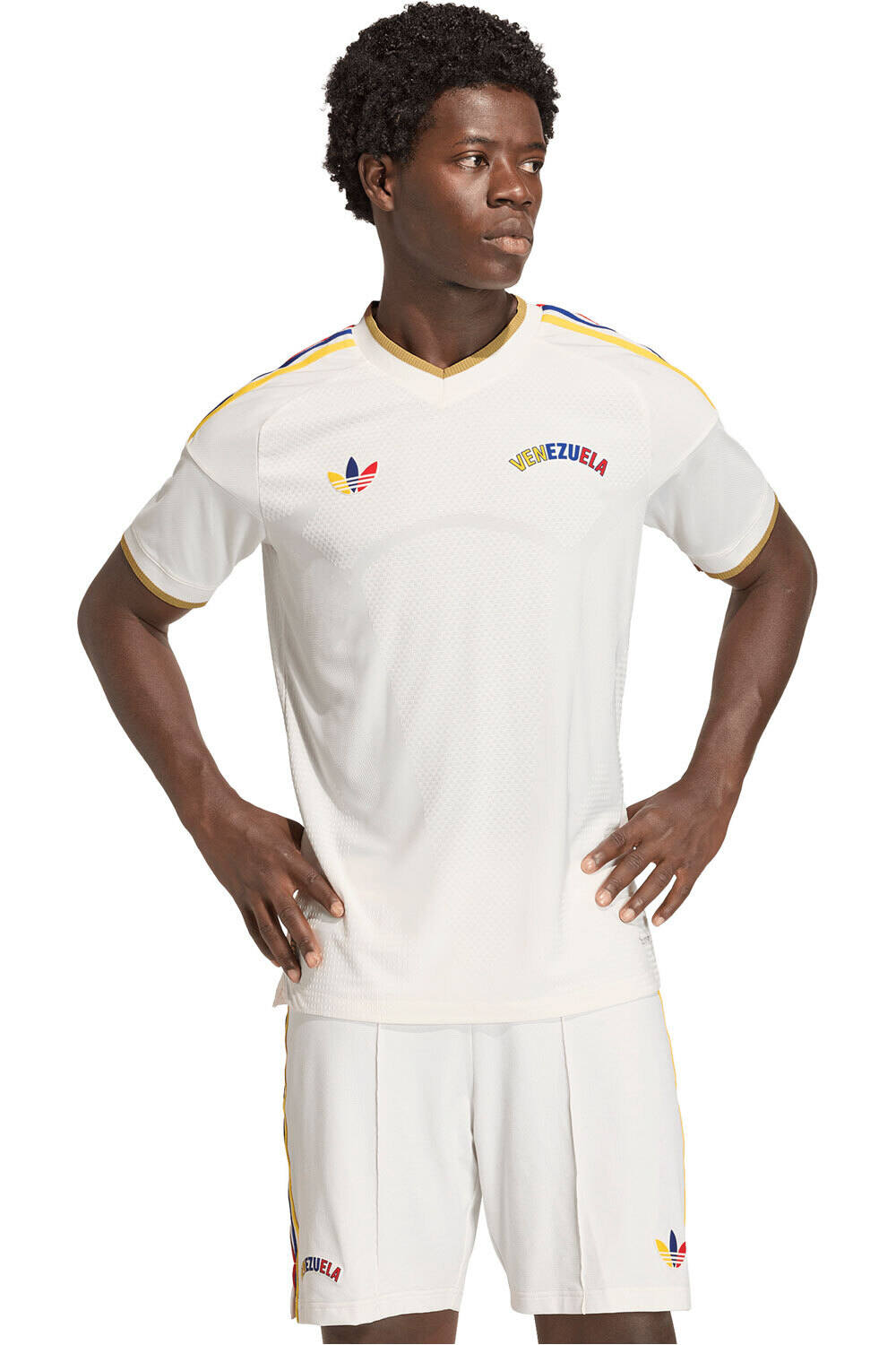 adidas camiseta de fútbol oficiales VENEZUELA 26 A JSY AU vista frontal