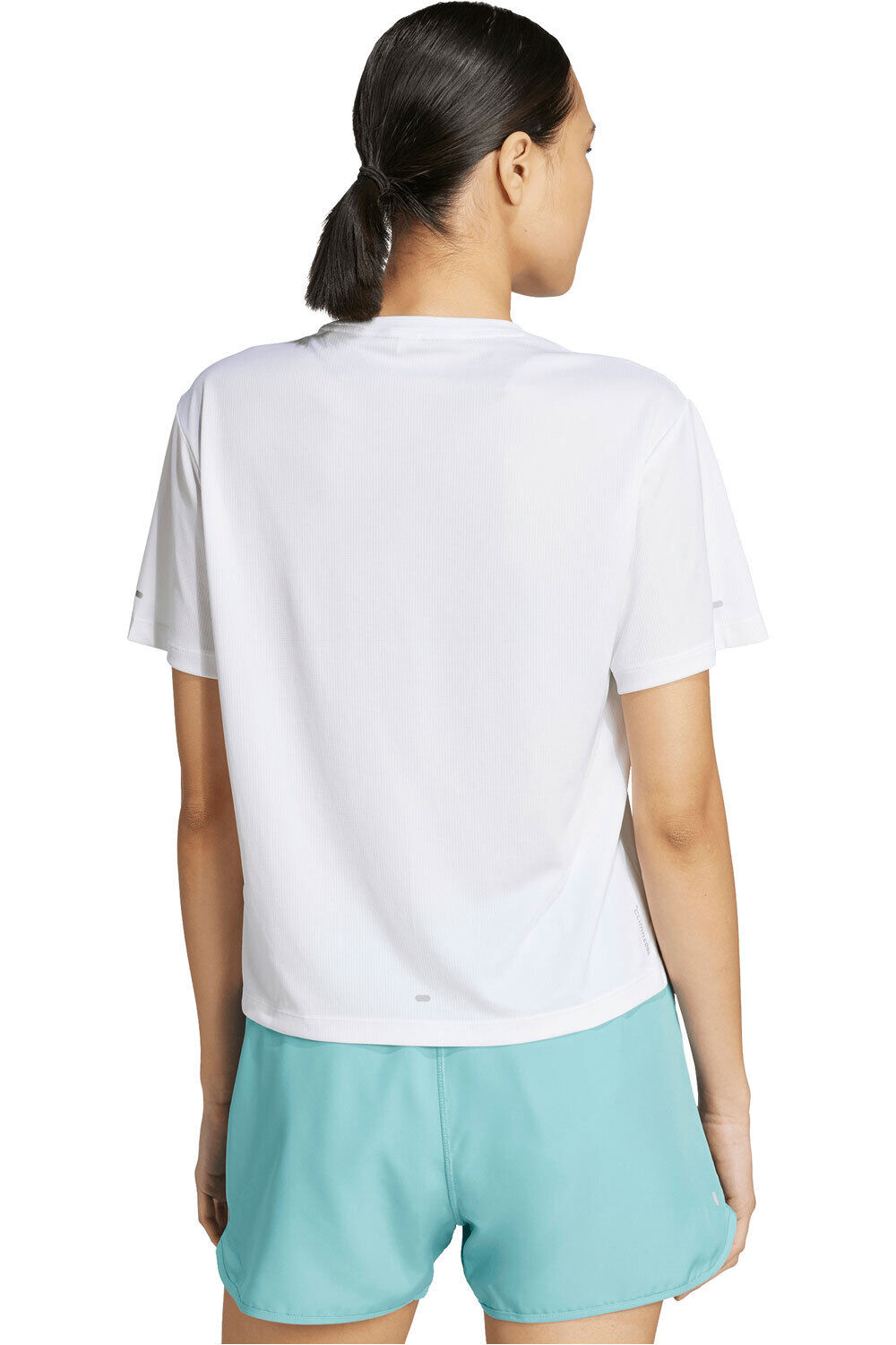adidas camiseta entrenamiento manga corta mujer 365 RUNNING ESSENTIALS vista trasera
