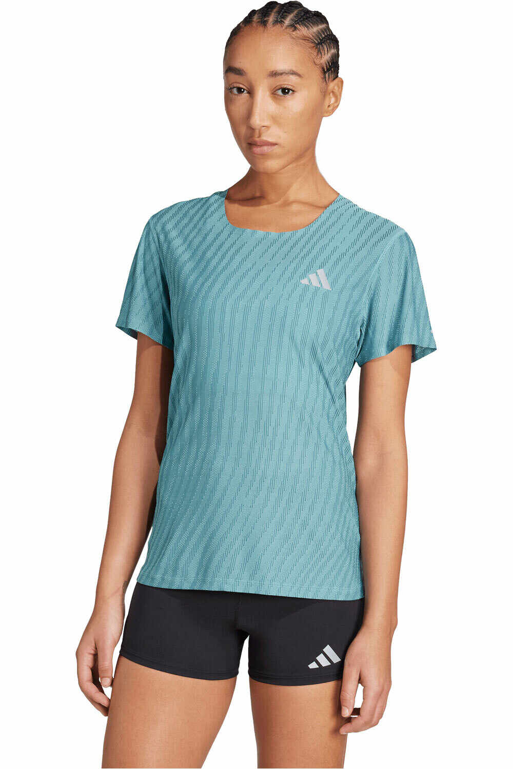 adidas camiseta entrenamiento manga corta mujer ADI365 CLIMACOOL+ vista frontal