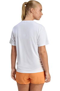 adidas camiseta entrenamiento manga corta mujer ADI365 ESSENTIALS vista trasera