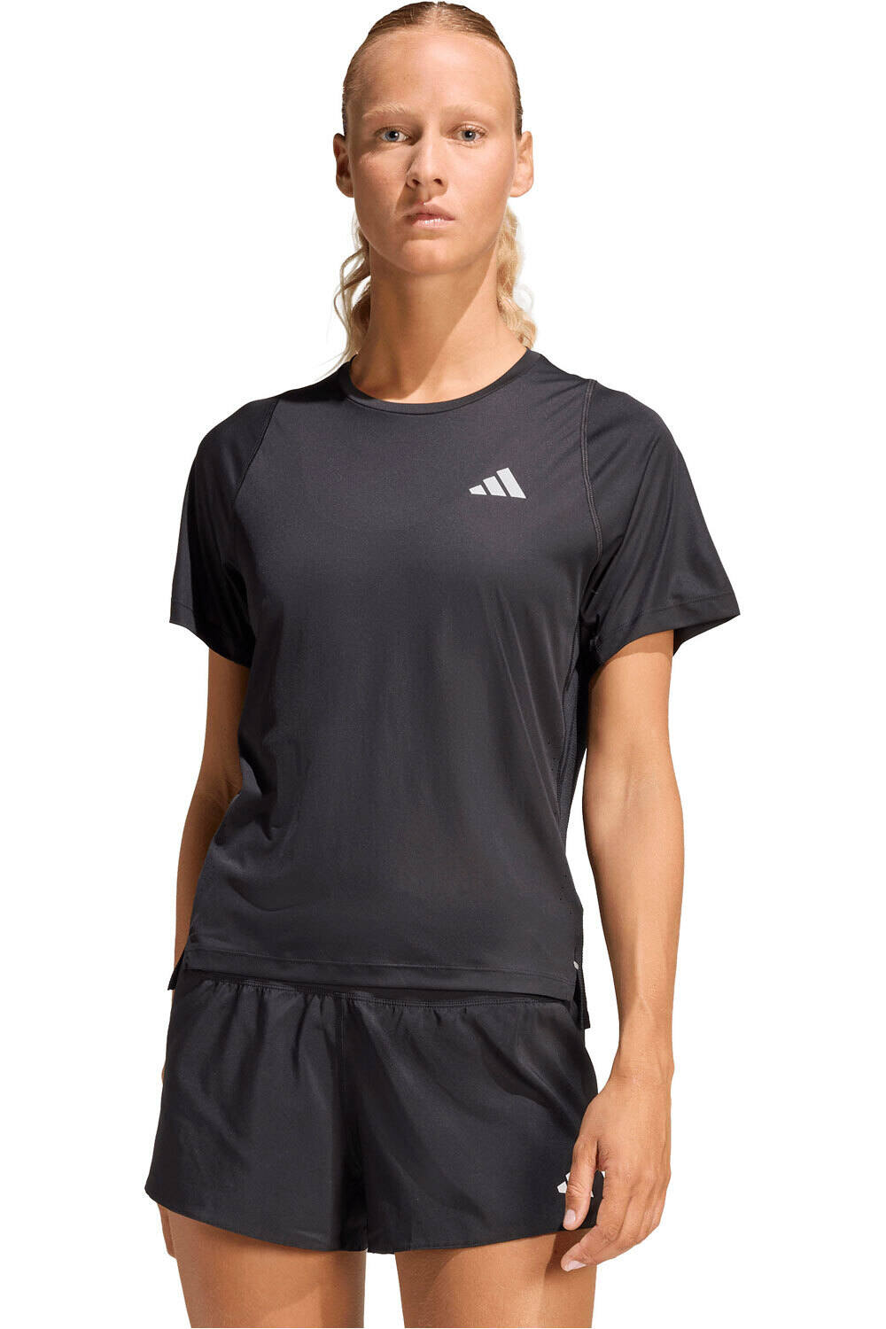 adidas camiseta entrenamiento manga corta mujer ADI365BREEZE RUNNING vista frontal