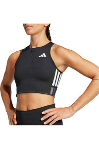 adidas camiseta entrenamiento manga corta mujer ADIZERO CROP W vista detalle
