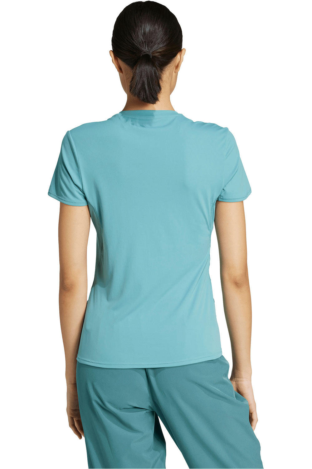 adidas camiseta entrenamiento manga corta mujer ADIZERO E TEE vista trasera