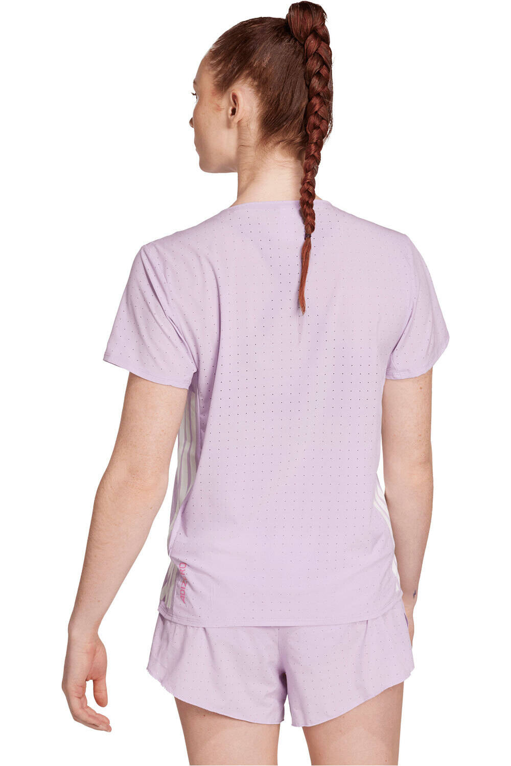 adidas camiseta entrenamiento manga corta mujer ADIZERO TEE W vista trasera
