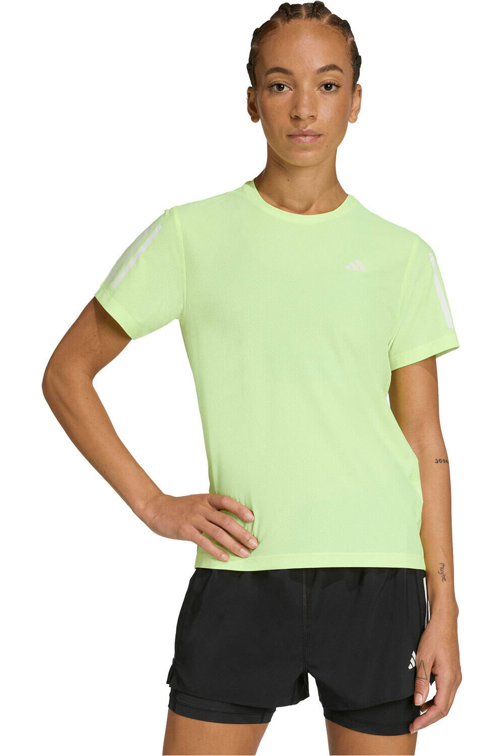 adidas camiseta entrenamiento manga corta mujer OTR B TEE vista frontal