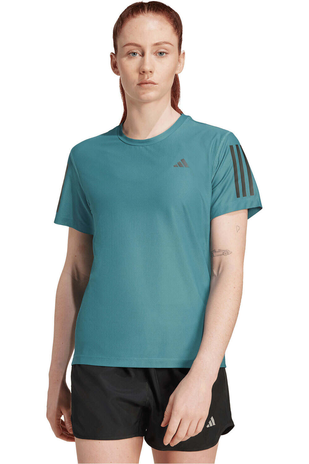 adidas camiseta entrenamiento manga corta mujer OWN THE RUN vista frontal