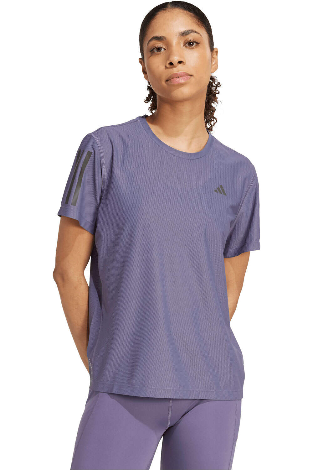adidas camiseta entrenamiento manga corta mujer OWN THE RUN vista frontal