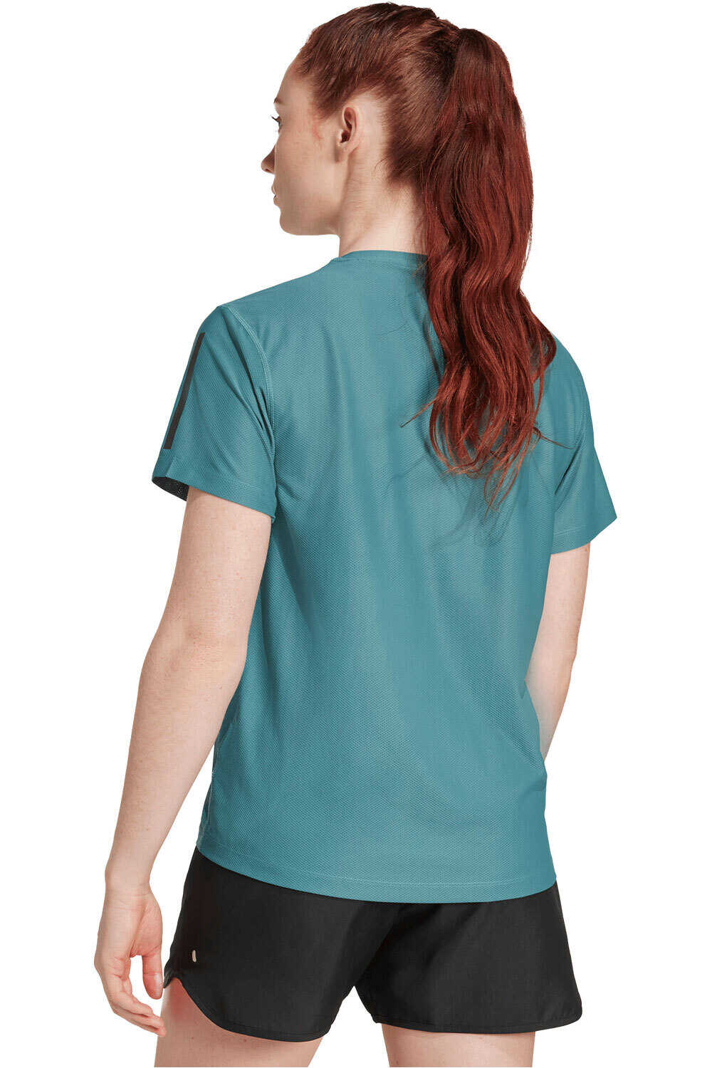 adidas camiseta entrenamiento manga corta mujer OWN THE RUN vista trasera