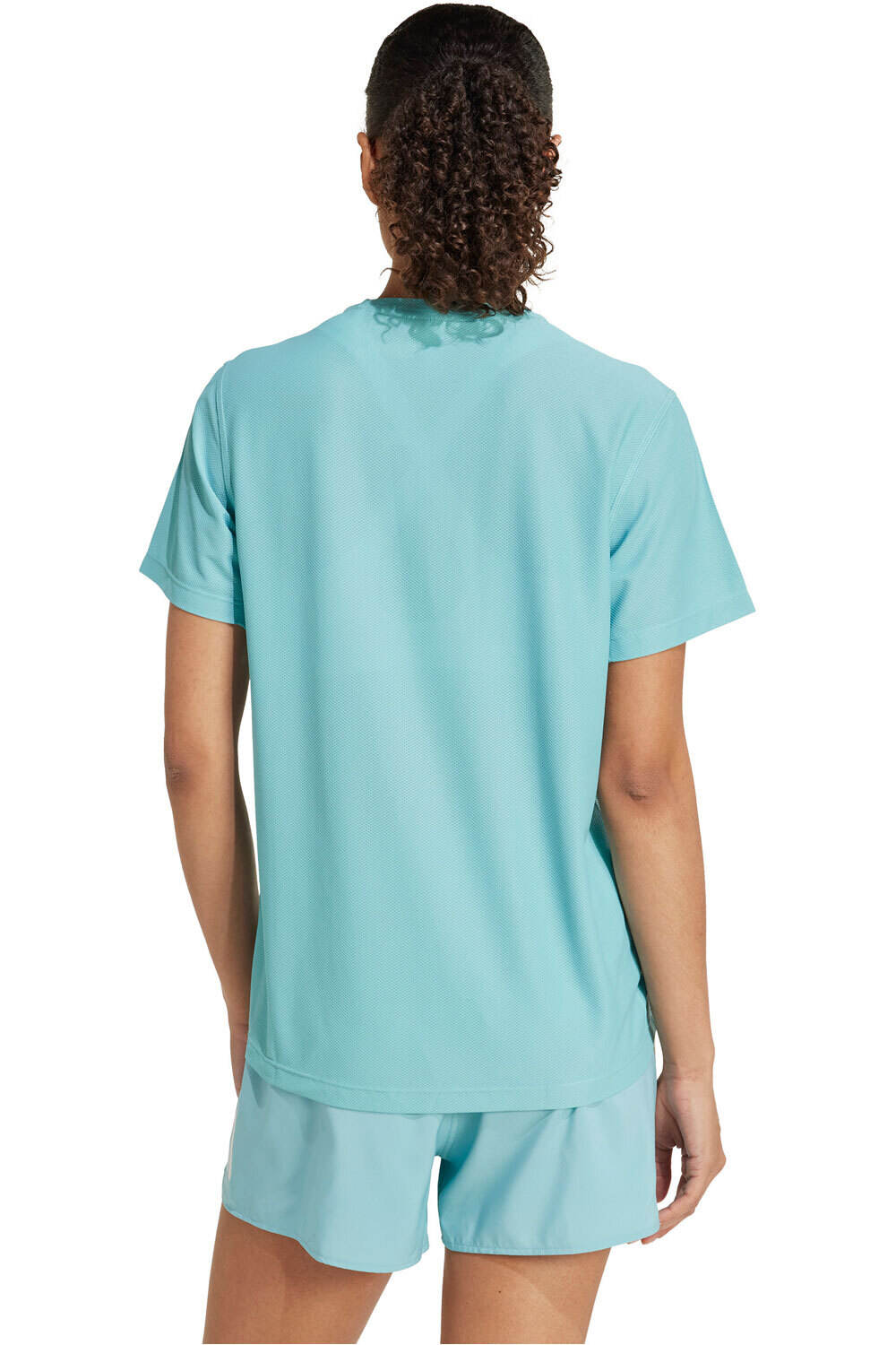 adidas camiseta entrenamiento manga corta mujer OWN THE RUN vista trasera