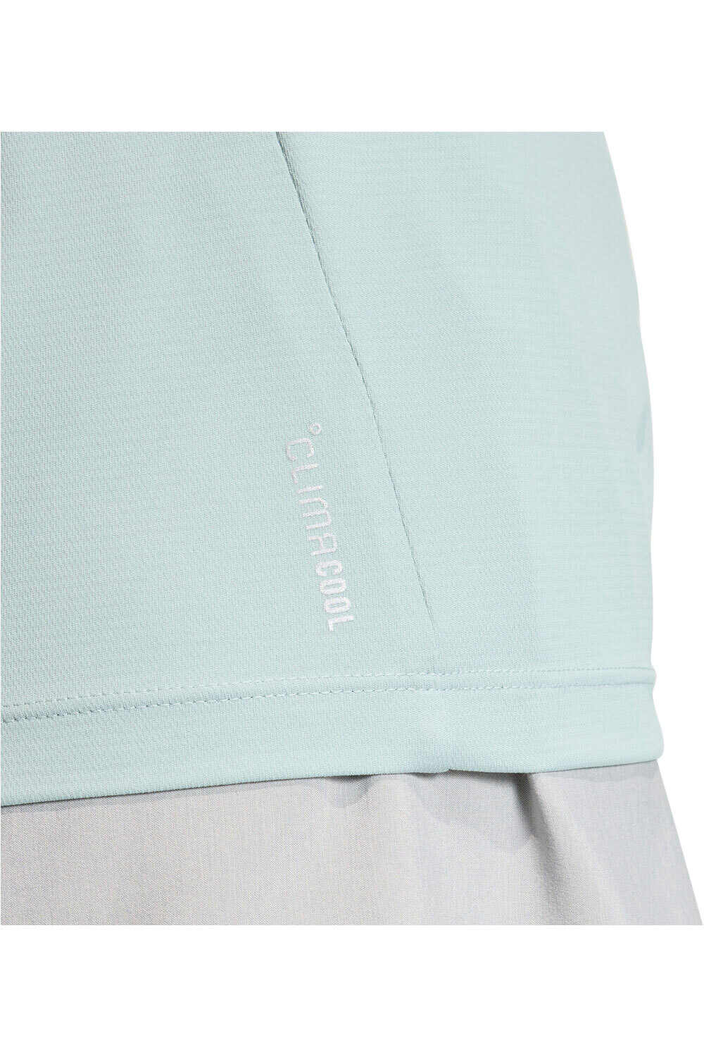 adidas camiseta entrenamiento manga corta mujer Run Ess Tee W vista detalle