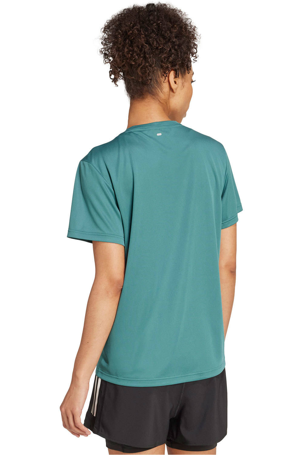 adidas camiseta entrenamiento manga corta mujer RUN IT TEE vista trasera