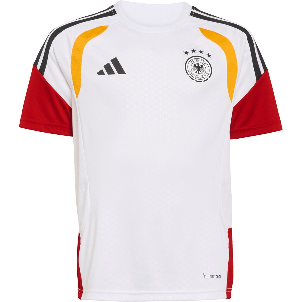 adidas camiseta entrenamiento niño ALEMANIA 26 TR JSYY BLRO vista frontal