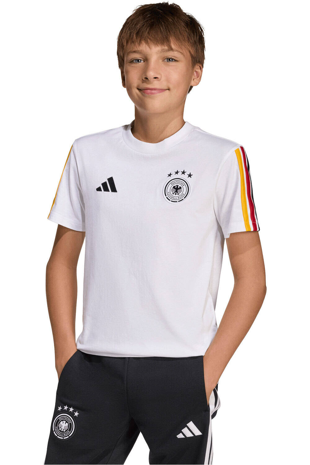 adidas camiseta entrenamiento niño ALEMANIA DNA vista frontal