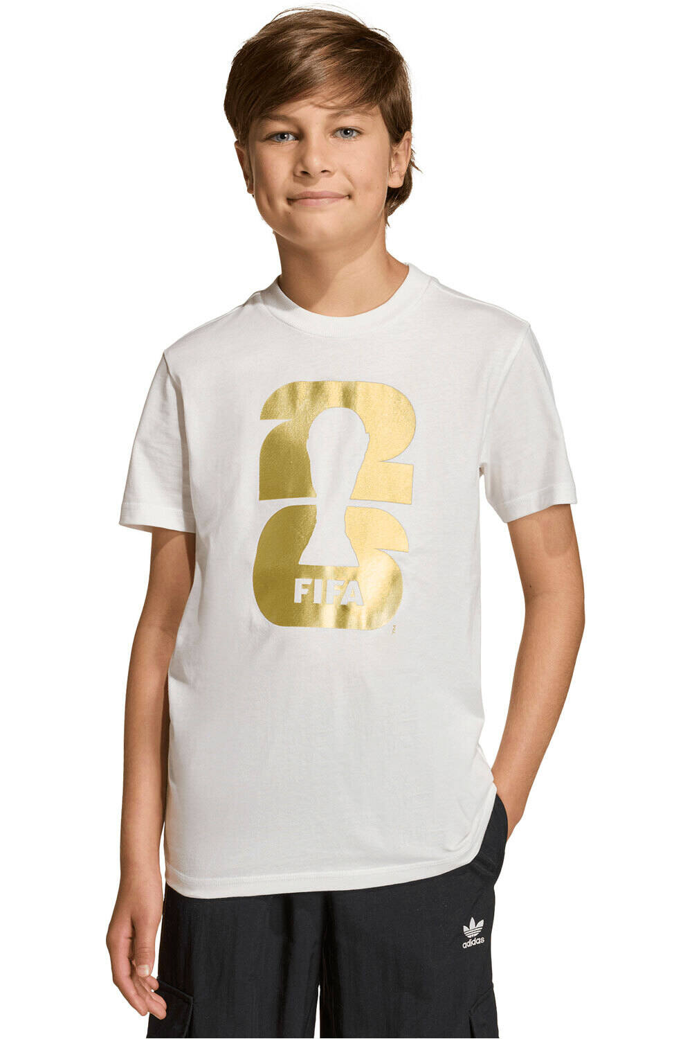 adidas camiseta entrenamiento niño COPA MUNDIAL LA FIFA 2026 vista frontal