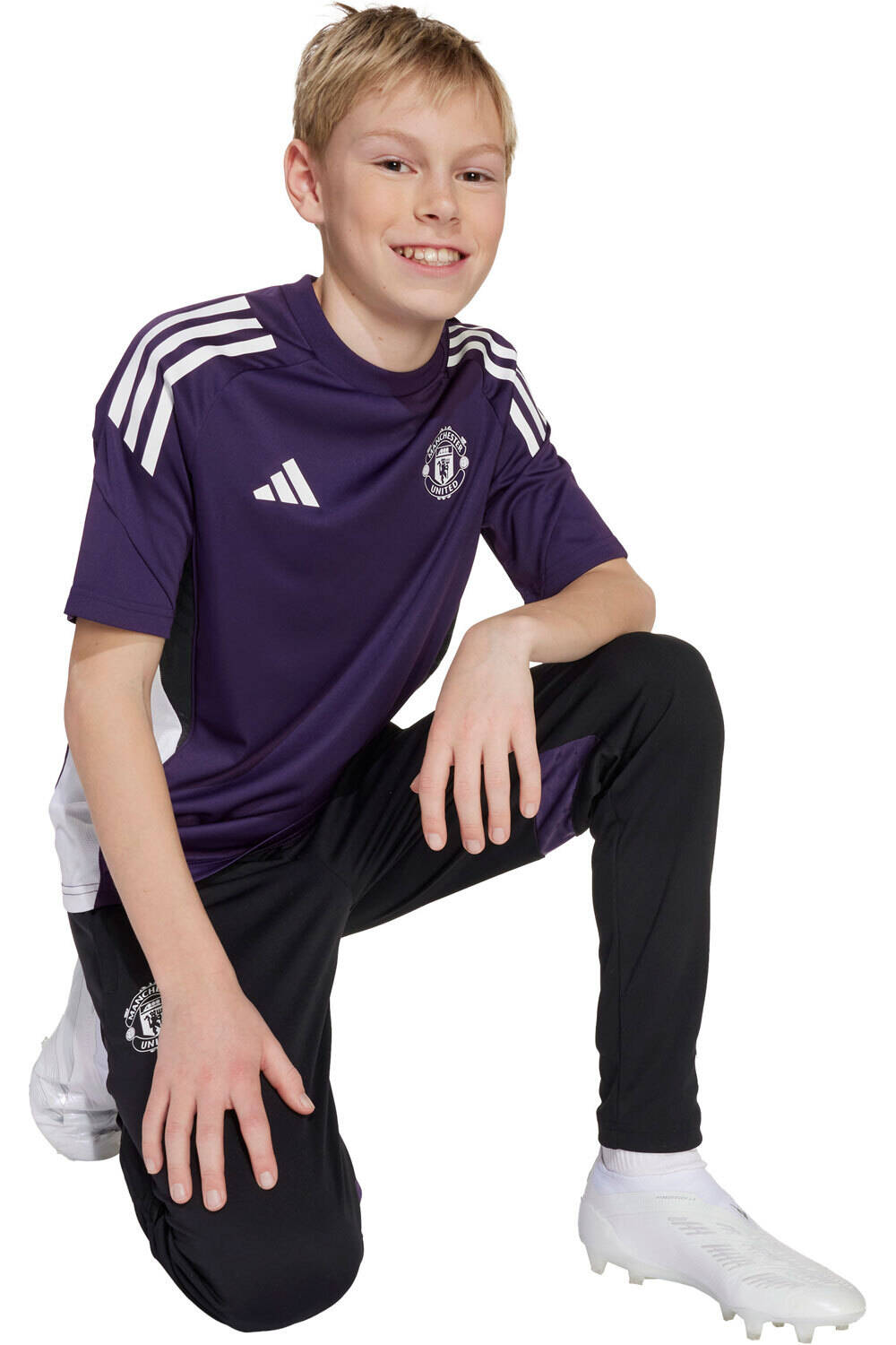 adidas camiseta entrenamiento niño ENTRENO MANCHESTER U TIRO 25 COMPET vista detalle