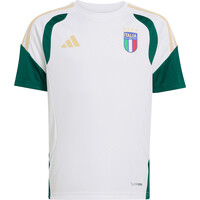 adidas camiseta entrenamiento niño ITALIA 26 TR JSYY BLVE vista frontal
