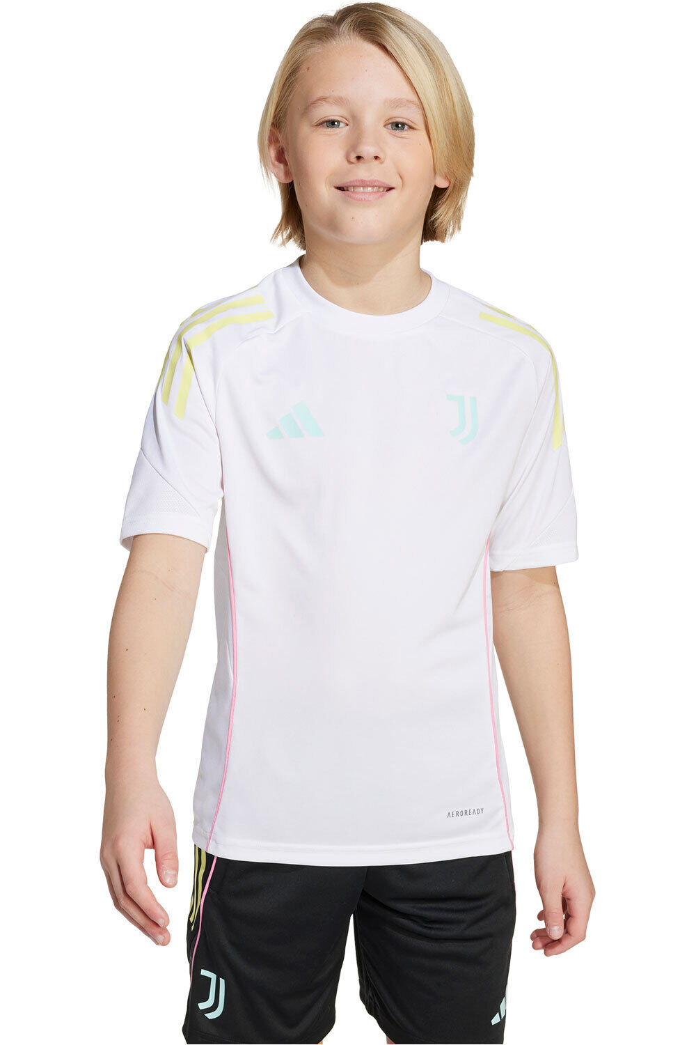 adidas camiseta entrenamiento niño JUVENTUS 26 TR JSY Y vista frontal