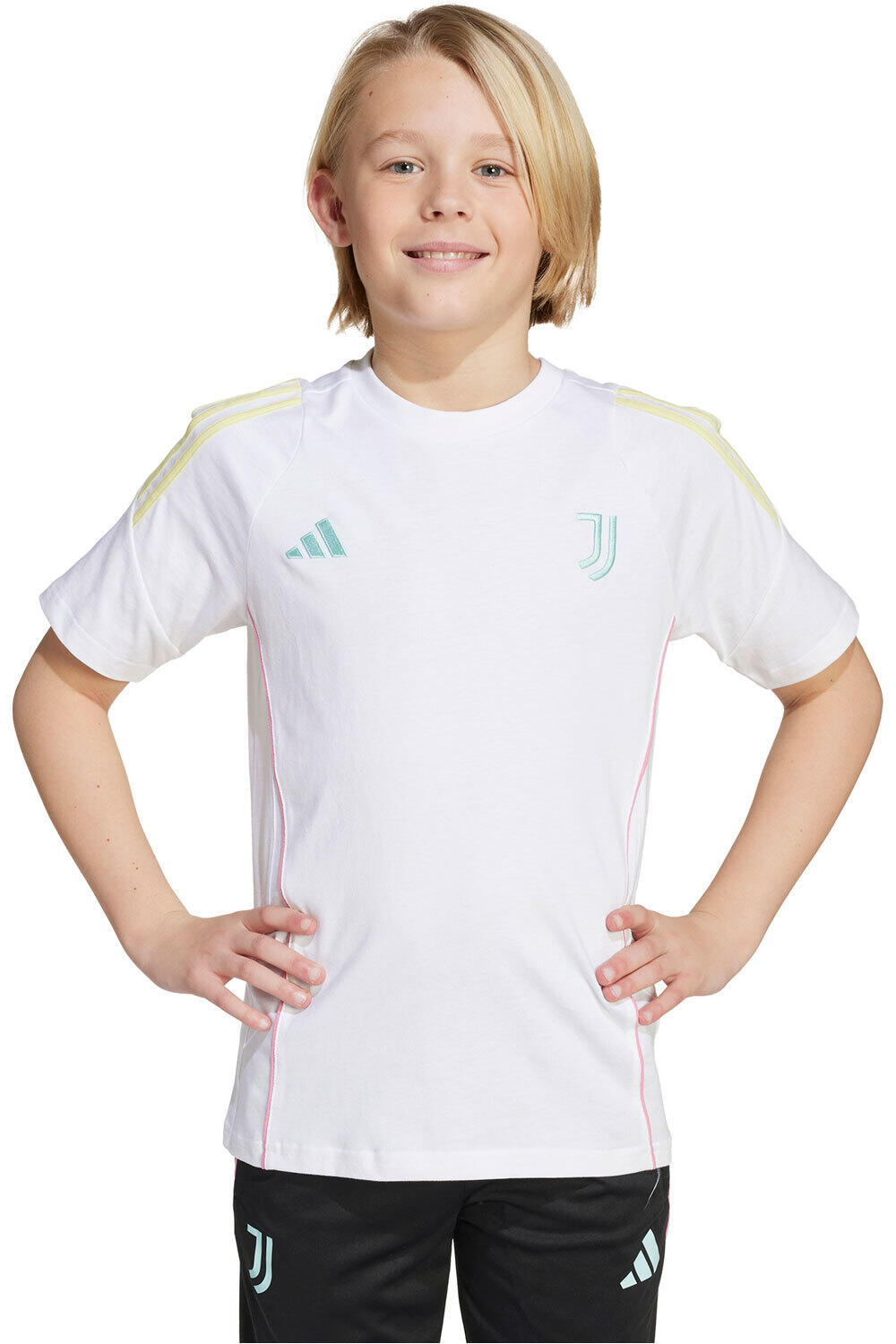 adidas camiseta entrenamiento niño JUVENTUS TIRO vista frontal