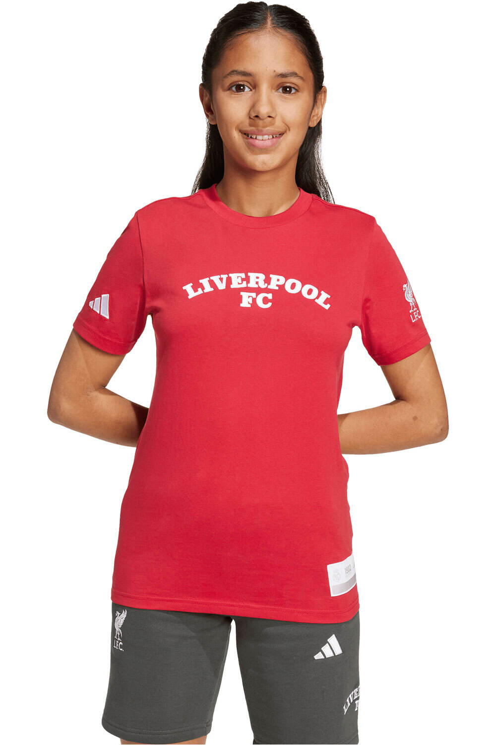 adidas camiseta entrenamiento niño LIVERPOOL FC US PACK vista frontal