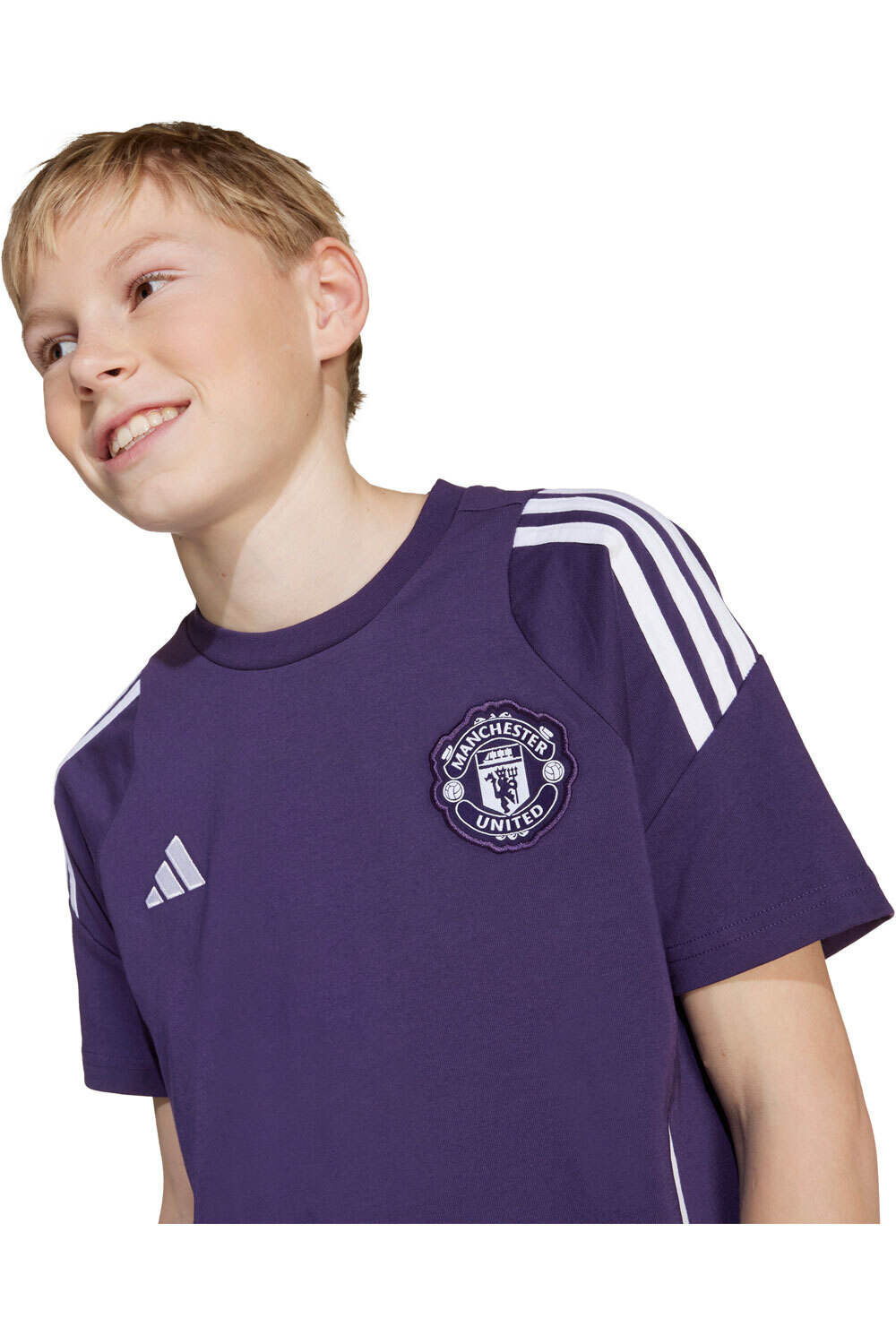 adidas camiseta entrenamiento niño MANCHESTER U TIRO 25 COMPET vista detalle