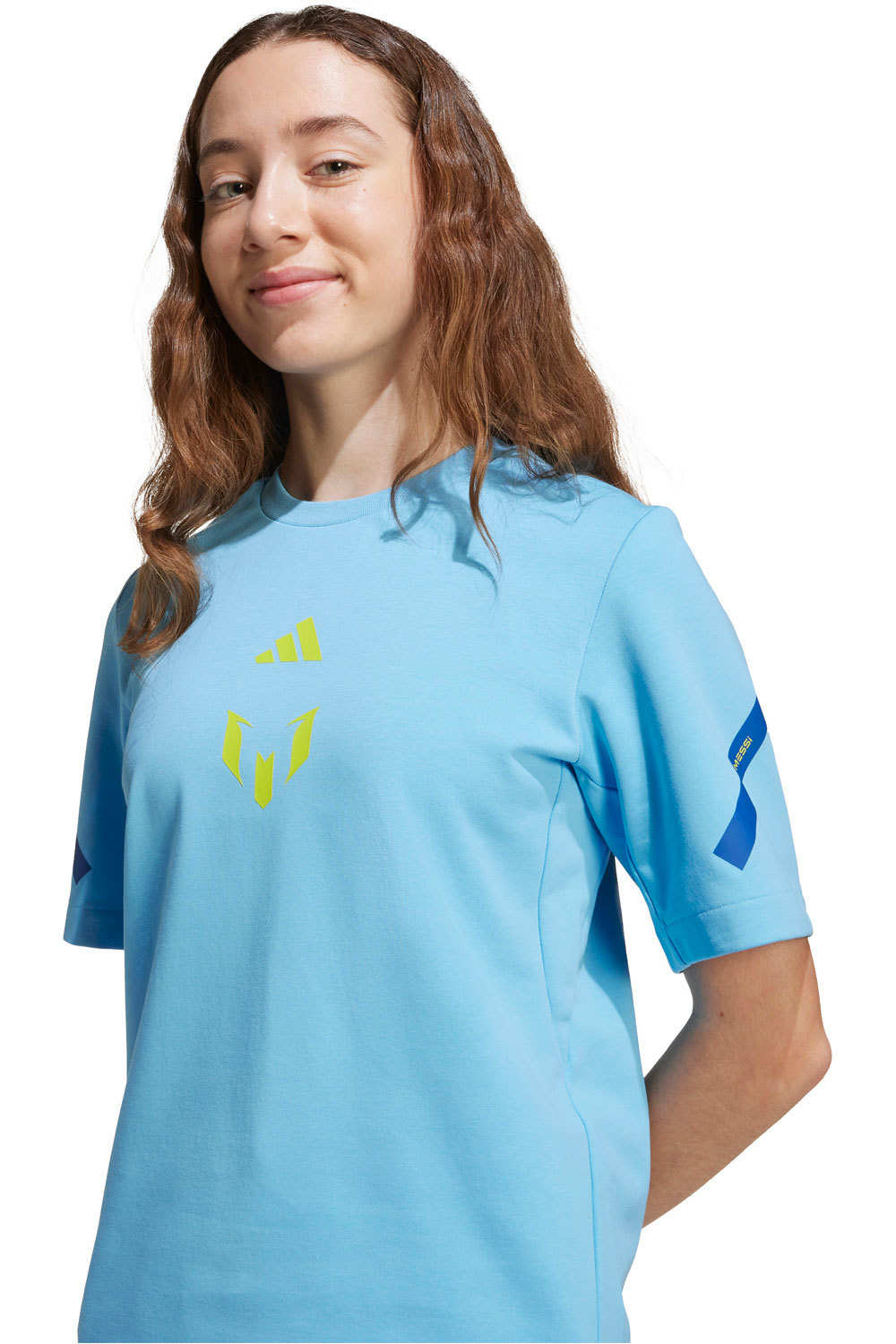 adidas camiseta entrenamiento niño MESSI ZNE TEE Y CEAM vista detalle