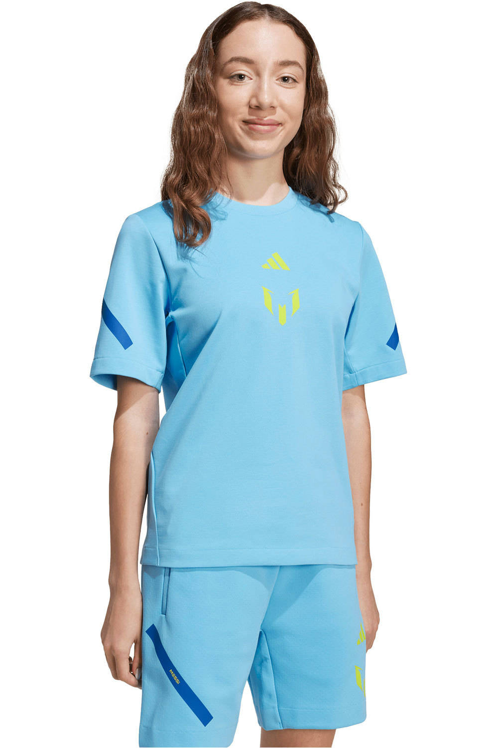 adidas camiseta entrenamiento niño MESSI ZNE TEE Y CEAM vista frontal