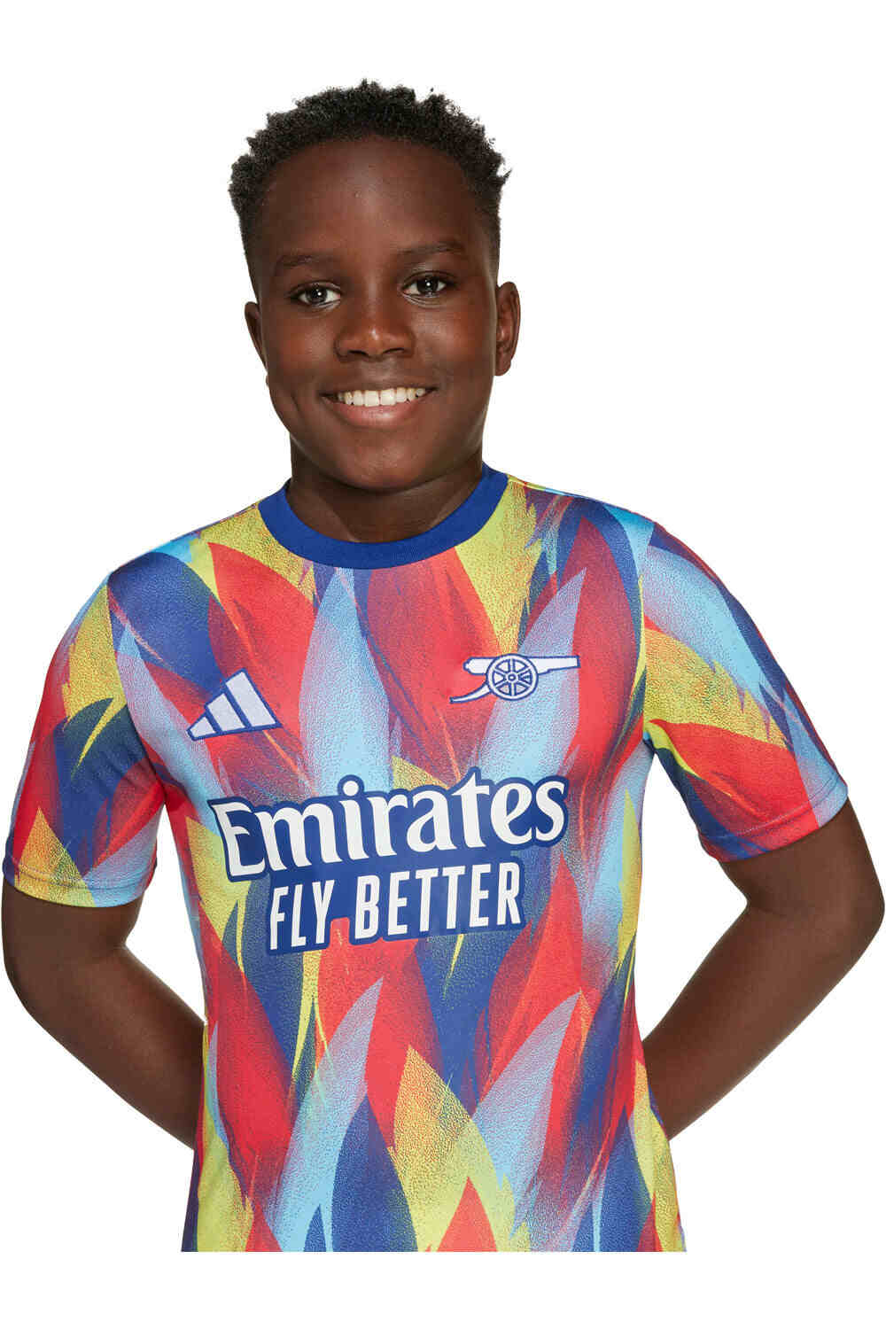 adidas camiseta entrenamiento niño PRE-PARTIDOL ARSENAL 25/26 vista detalle