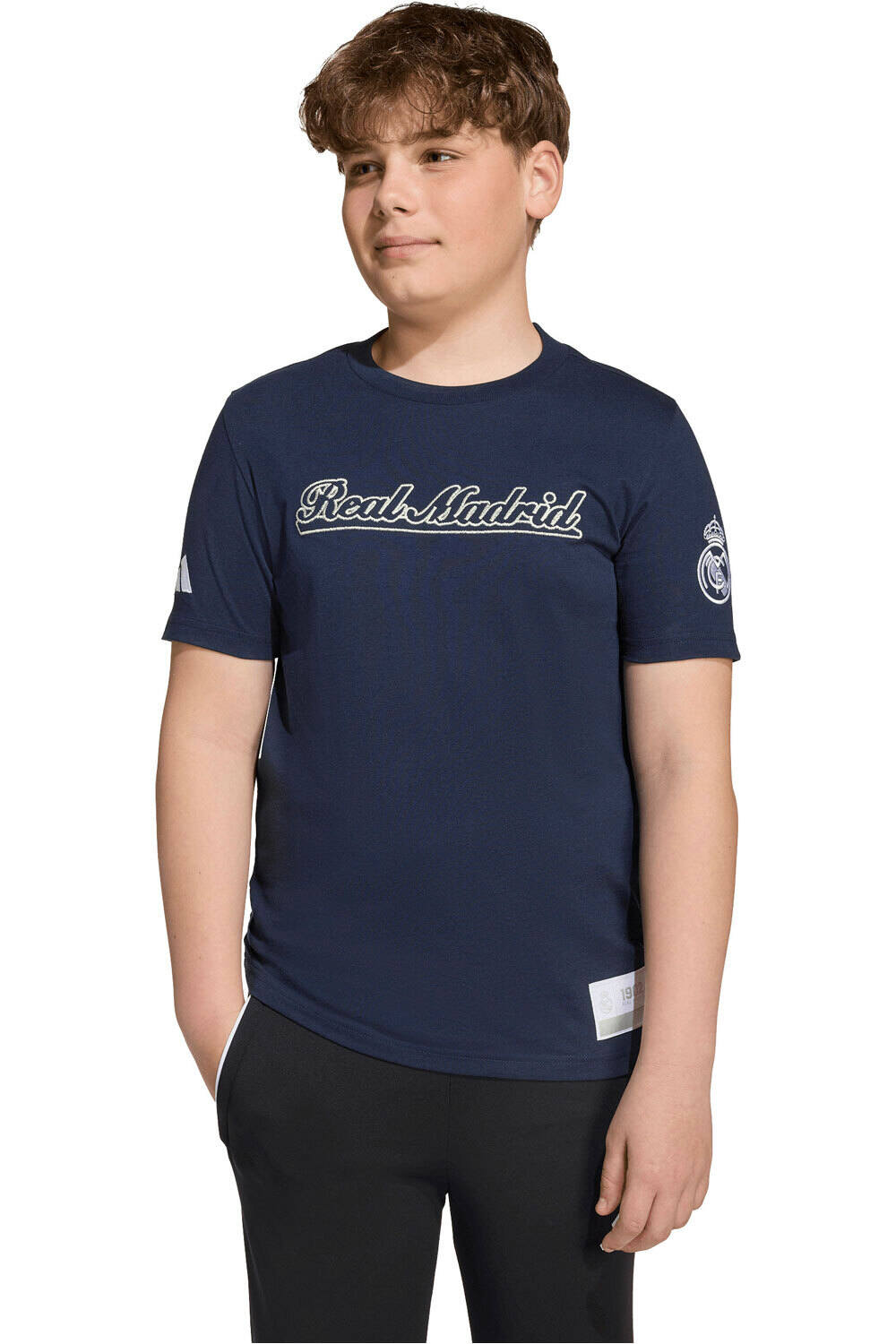 adidas camiseta entrenamiento niño REAL MADRID US vista frontal