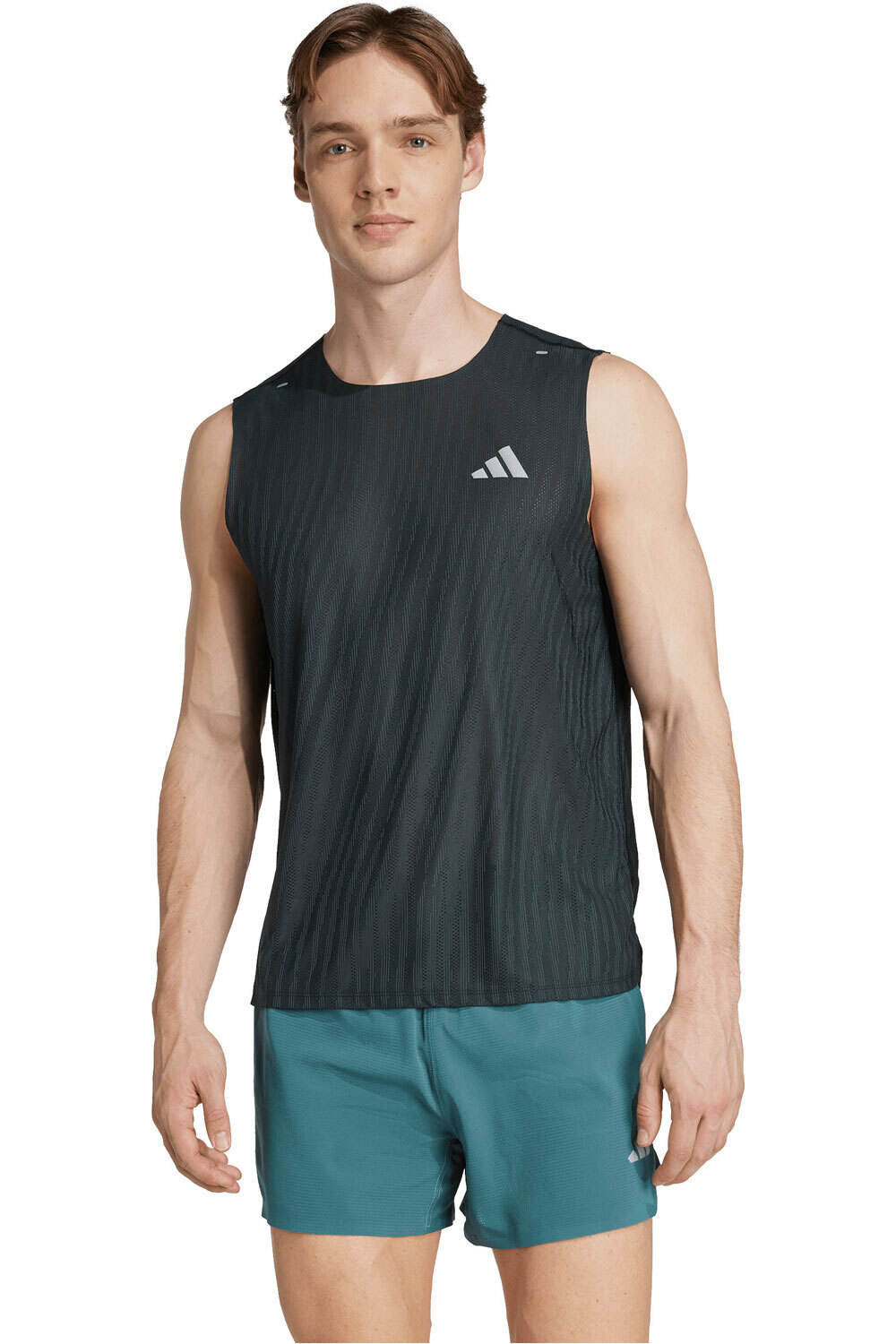 adidas camiseta entrenamiento tirantes hombre ADI365 RUNNING CLIMACOOL+ vista frontal