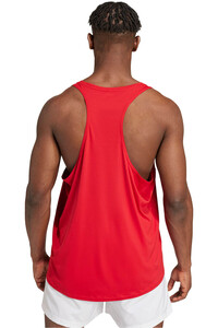 adidas camiseta entrenamiento tirantes hombre ADIZERO E SNGLT vista trasera