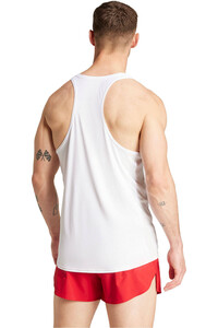 adidas camiseta entrenamiento tirantes hombre ADIZERO E SNGLT vista trasera