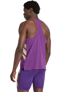 adidas camiseta entrenamiento tirantes hombre ADIZERO ROAD TO RECORDS vista trasera