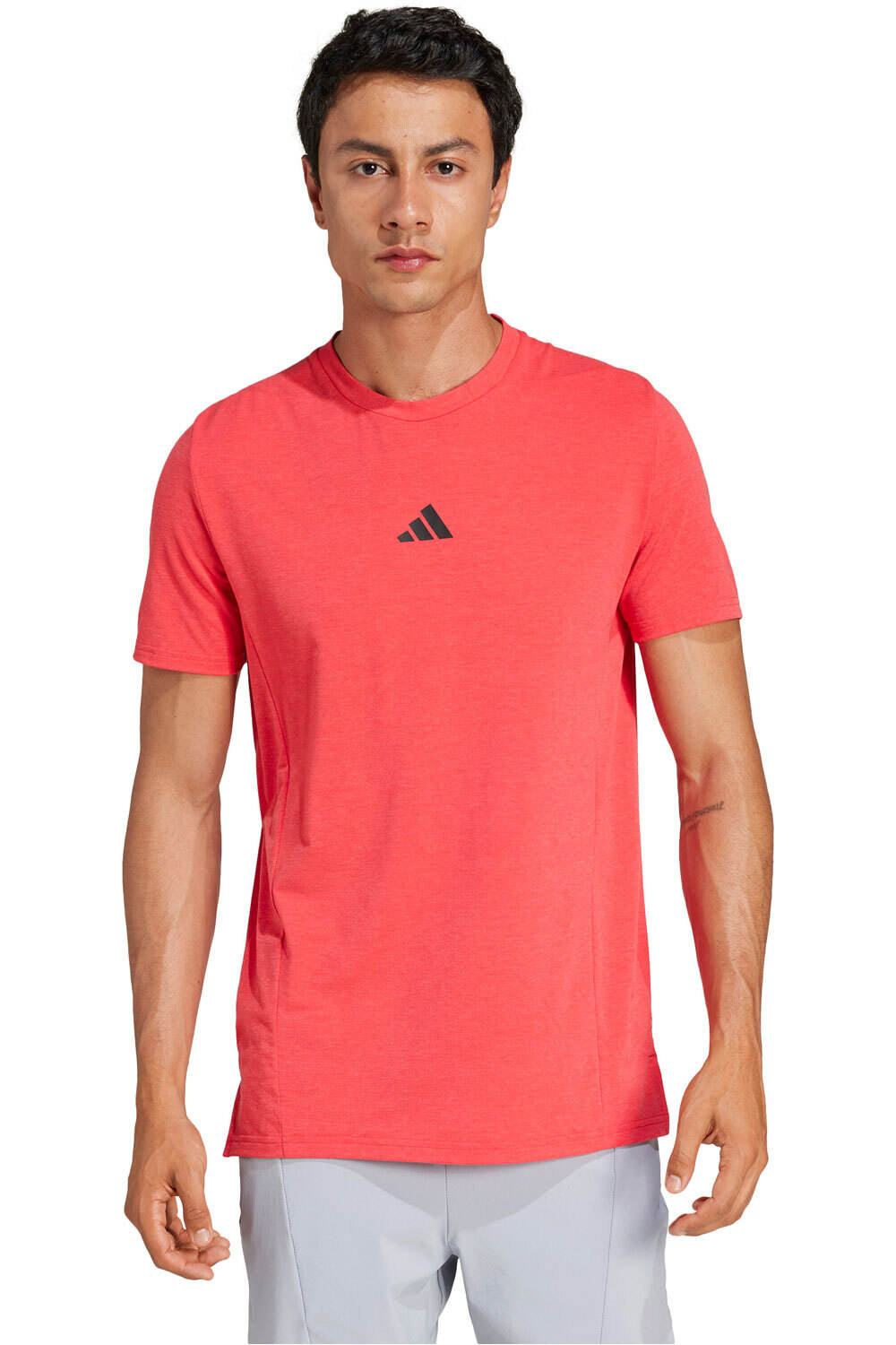 adidas camiseta fitness hombre D4T TEE vista frontal