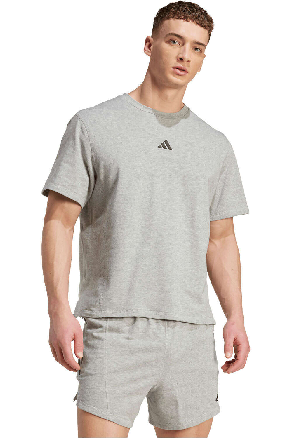 adidas camiseta fitness hombre D4T WORKOUT FRENCH TERRY vista frontal