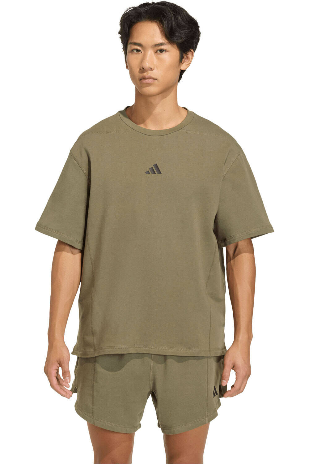 adidas camiseta fitness hombre D4T WORKOUT FRENCH TERRY vista frontal