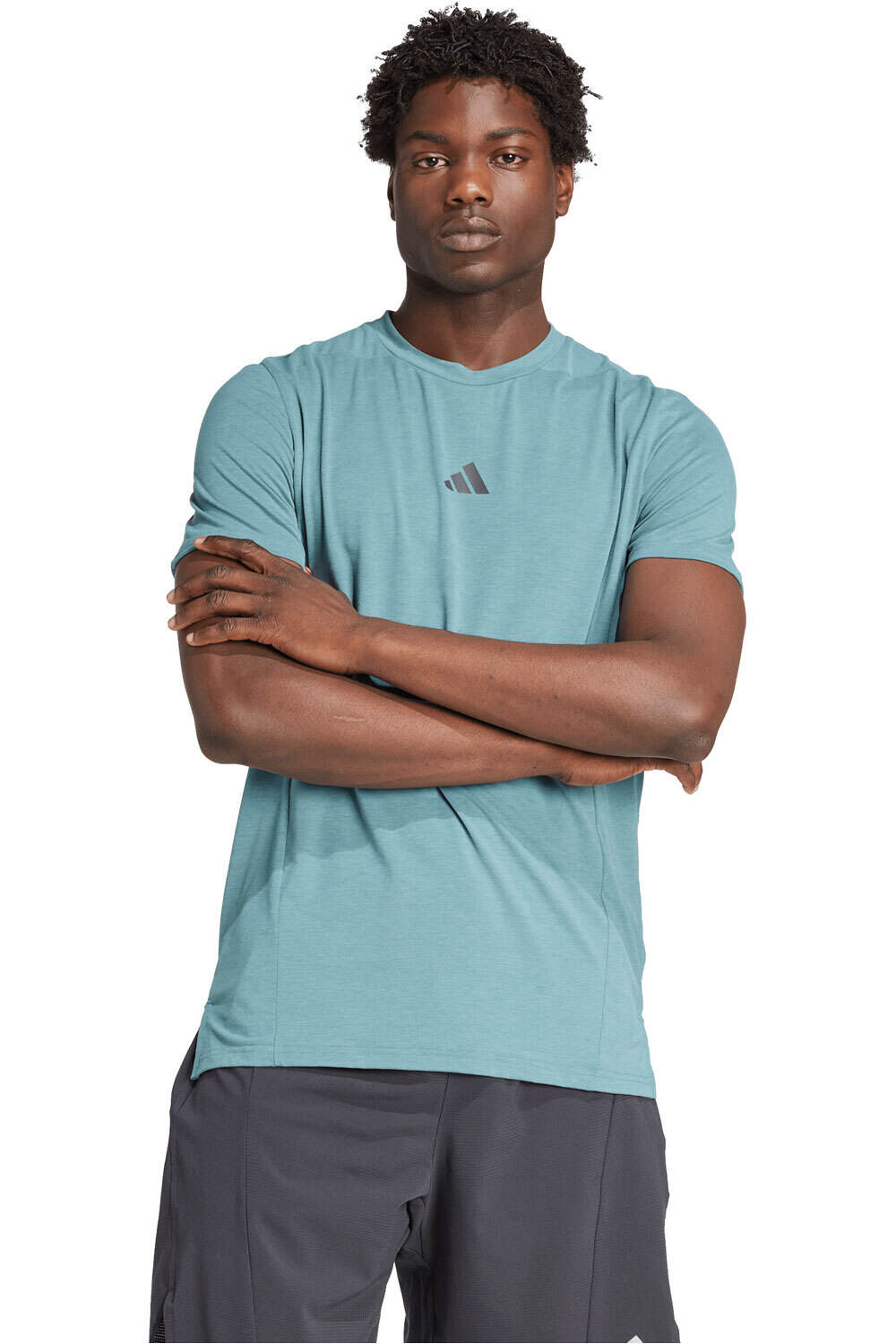 adidas camiseta fitness hombre D4T WORKOUT vista frontal