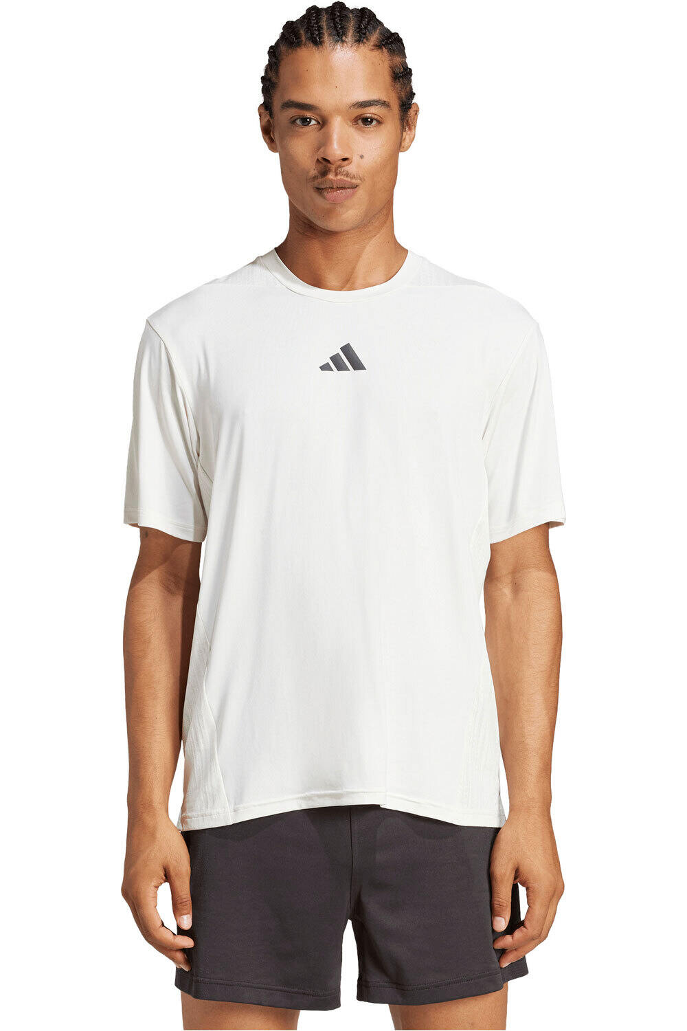 adidas camiseta fitness hombre DESIGNED-FOR-TRAINING INTENSITY vista frontal