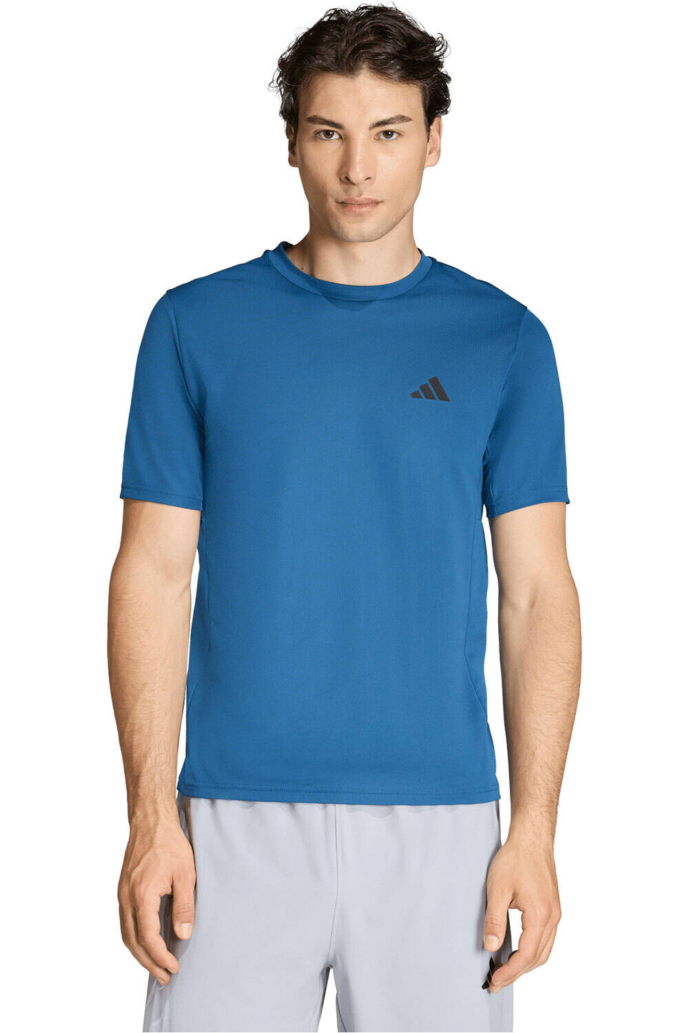 adidas camiseta fitness hombre ENTRENAMIENTO ESSENTIALS BASE vista frontal