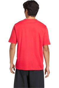 adidas camiseta fitness hombre ENTRENAMIENTO ESSENTIALS BASE vista trasera