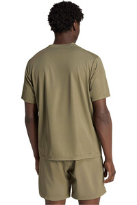 adidas camiseta fitness hombre ENTRENAMIENTO ESSENTIALS BASE vista trasera