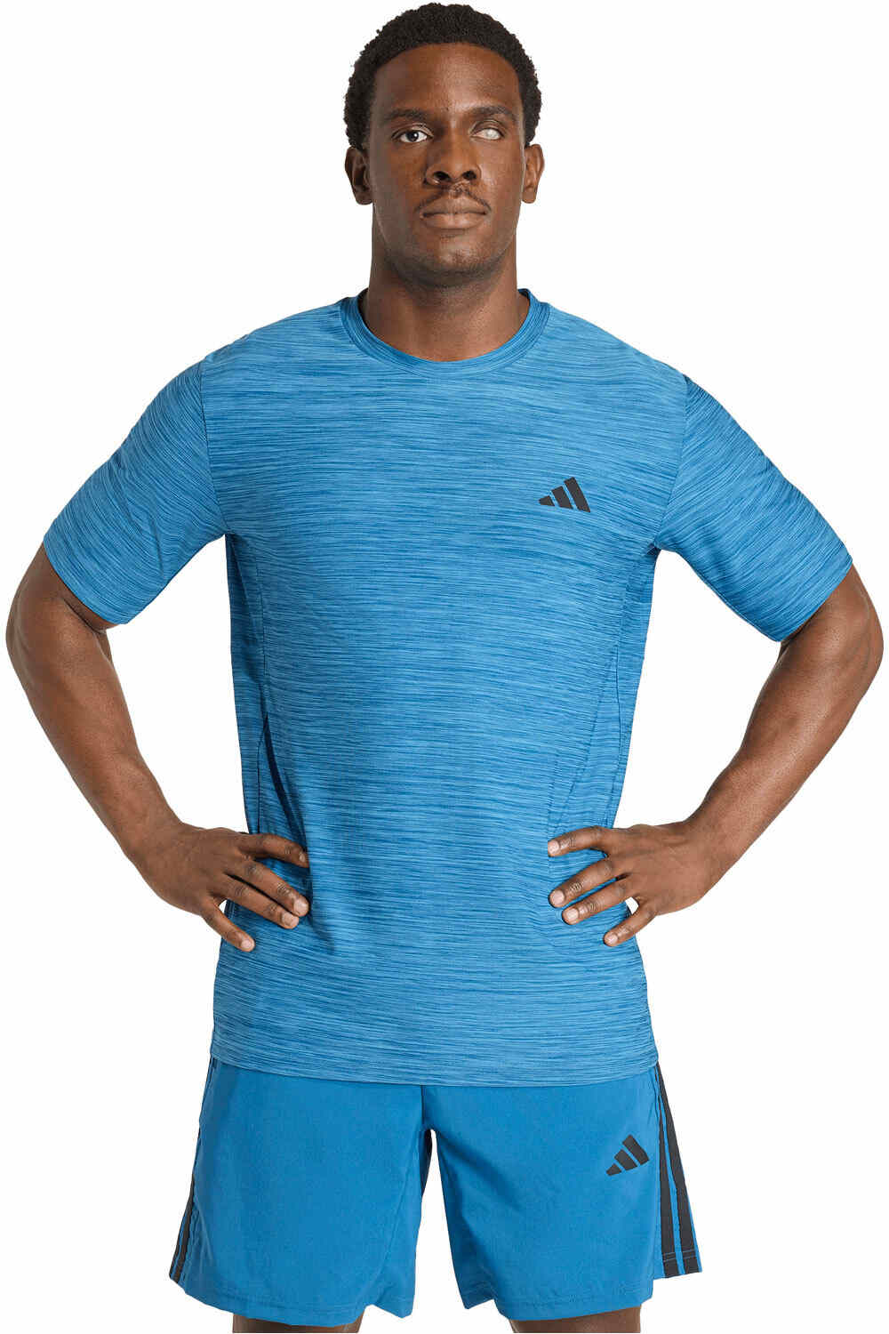 adidas camiseta fitness hombre ENTRENAMIENTO ESSENTIALS FLEX vista frontal