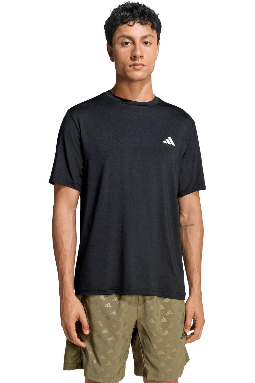 adidas camiseta fitness hombre ENTRENAMIENTO ESSENTIALS FLEX vista frontal