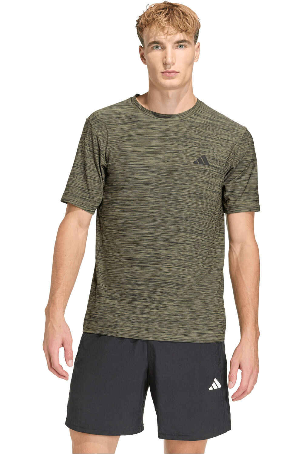 adidas camiseta fitness hombre ENTRENAMIENTO ESSENTIALS FLEX vista frontal