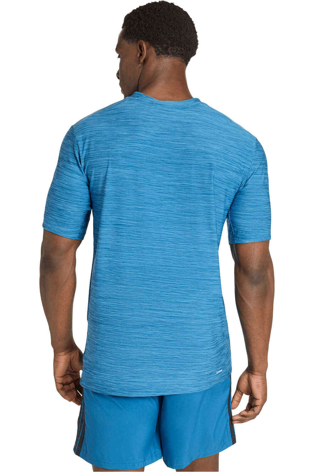 adidas camiseta fitness hombre ENTRENAMIENTO ESSENTIALS FLEX vista trasera