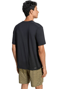 adidas camiseta fitness hombre ENTRENAMIENTO ESSENTIALS FLEX vista trasera