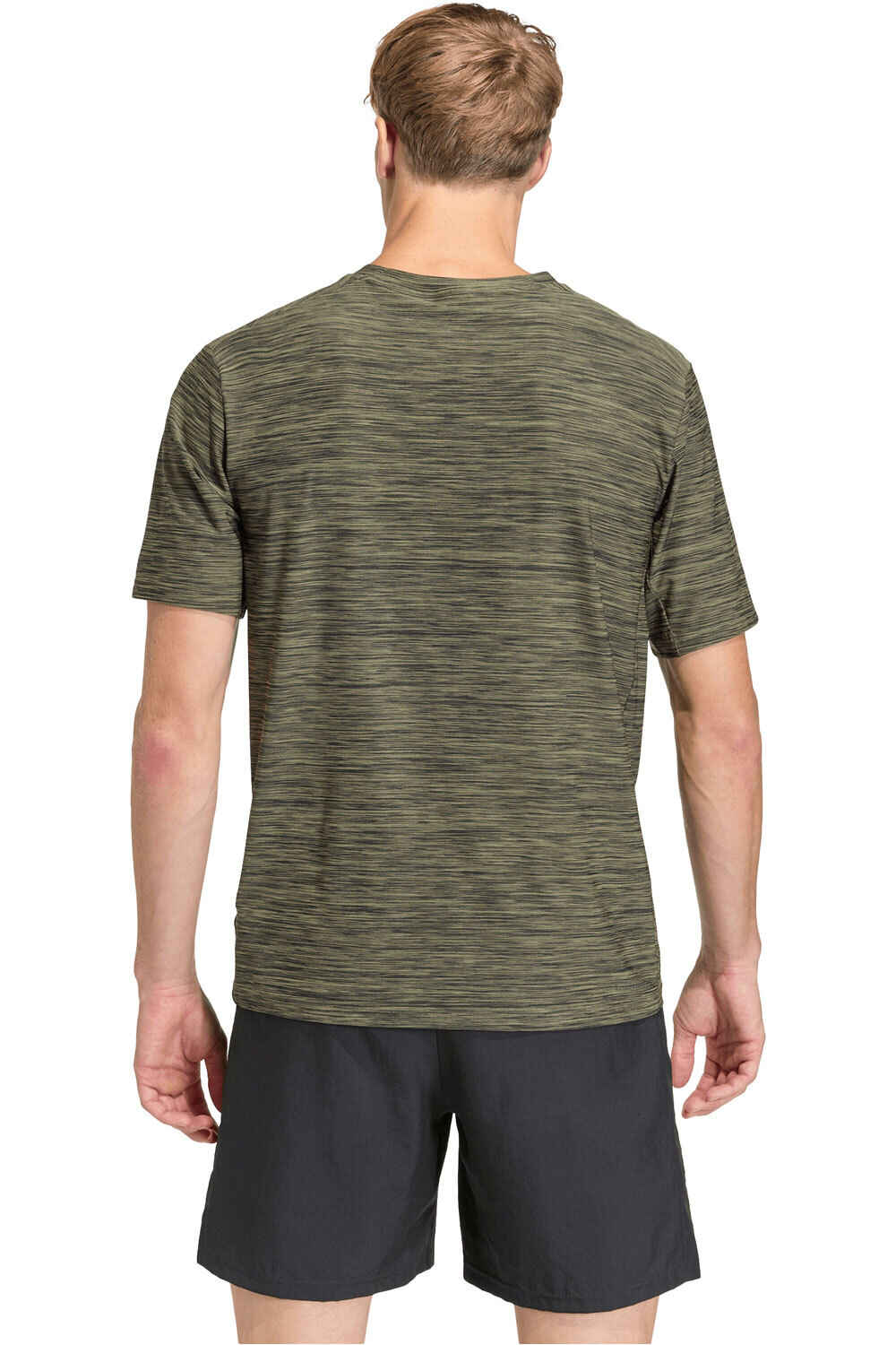 adidas camiseta fitness hombre ENTRENAMIENTO ESSENTIALS FLEX vista trasera